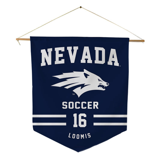 Nevada - NCAA Women's Soccer : Olivia Loomis - Pennant - 18" x 21"-0