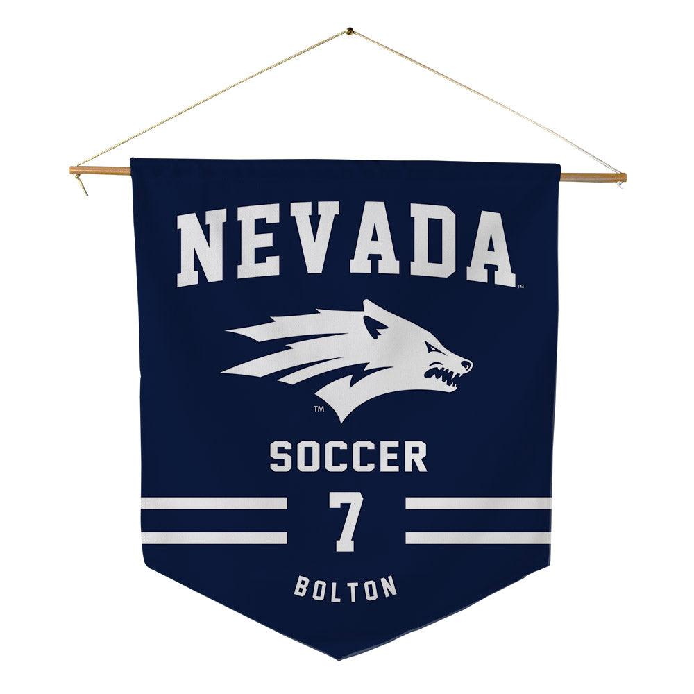 Nevada - NCAA Women's Soccer : Ariel Bolton - Pennant - 18" x 21"-0