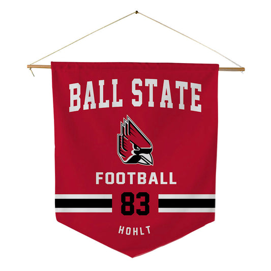 Ball State - NCAA Football : Eli Hohlt - Pennant - 18" x 21"-0