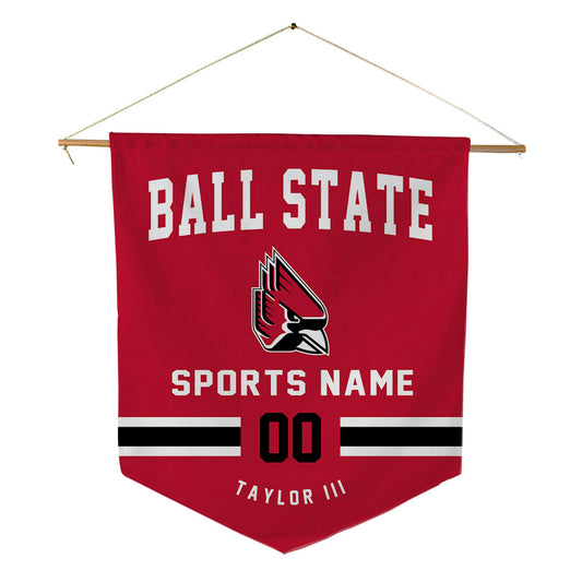 Ball State - NCAA Football : Walter Taylor III - Pennant - 18" x 21"-0