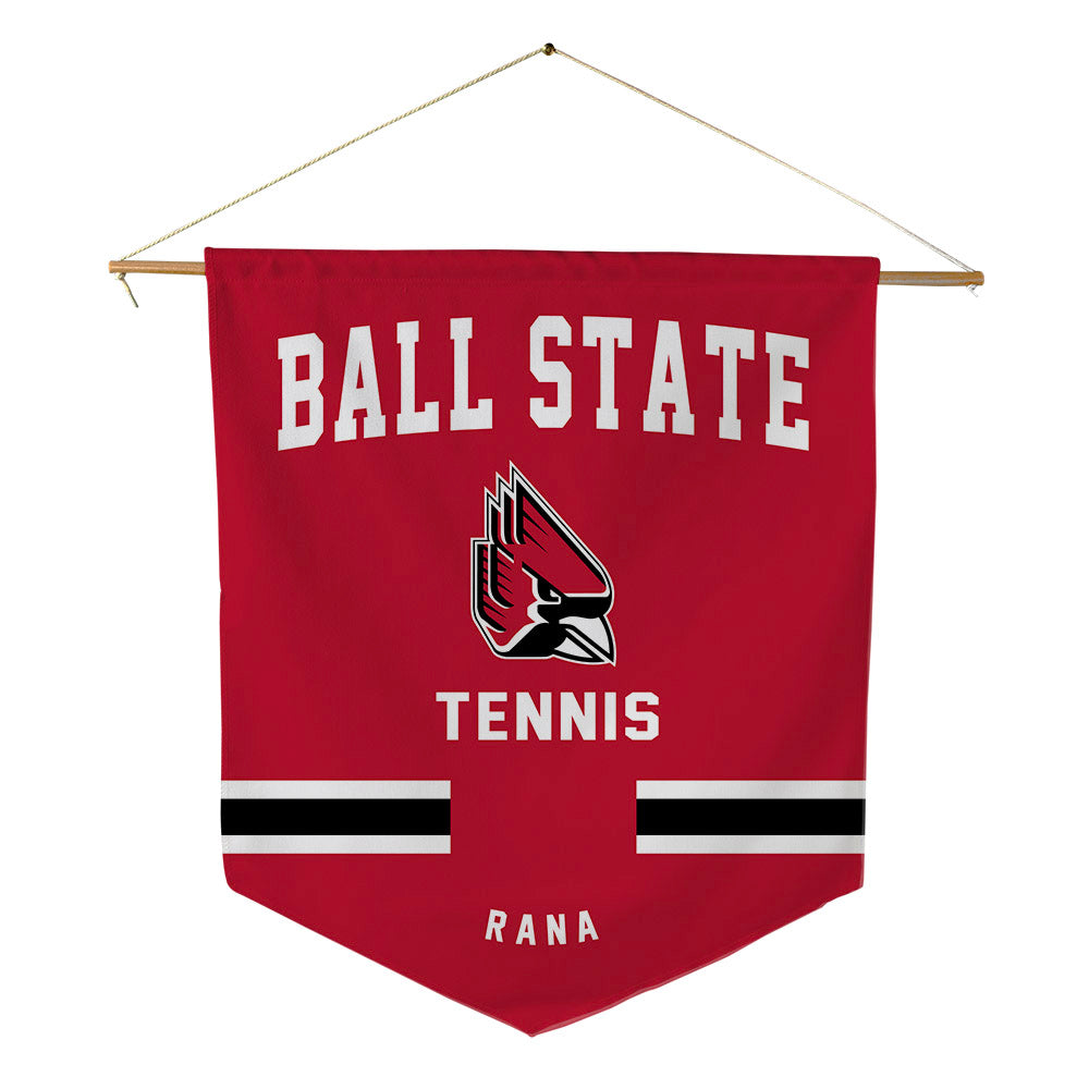 Ball State - NCAA Women's Tennis : Priyanka Rana - Pennant - 18" x 21"-0