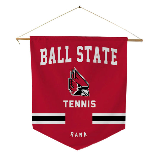 Ball State - NCAA Women's Tennis : Priyanka Rana - Pennant - 18" x 21"-0