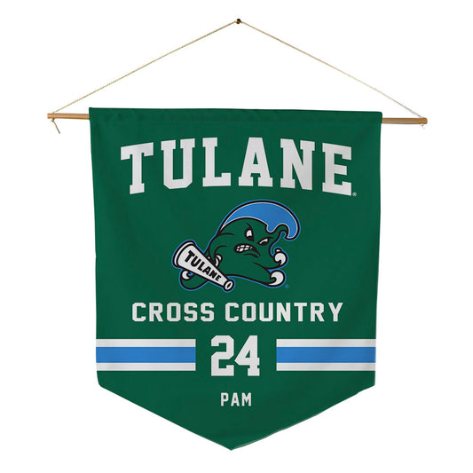 Tulane - NCAA Men's Cross Country : Paul Pam - Pennant - 18" x 21"-0