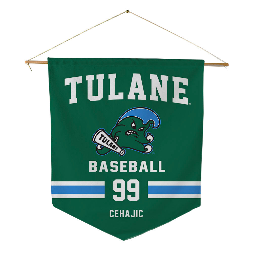 Tulane - NCAA Baseball : Trey Cehajic - Pennant - 18" x 21"-0
