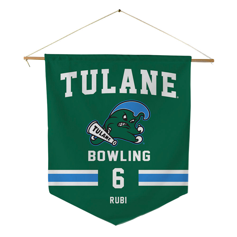 Tulane - NCAA Women's Bowling : Sarah Rubi - Pennant - 18" x 21"-0