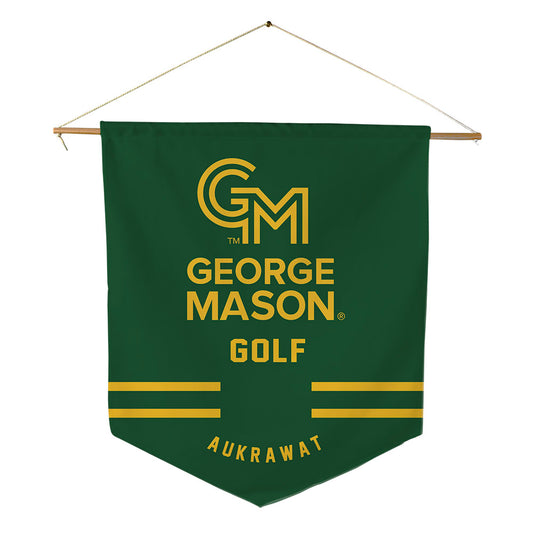GMU - NCAA Men's Golf : Sivawong Aukrawat - Pennant - 18" x 21"-0