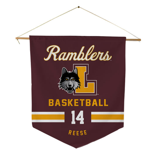 Loyola - NCAA Men's Basketball : Caleb Reese - Pennant - 18" x 21"-0
