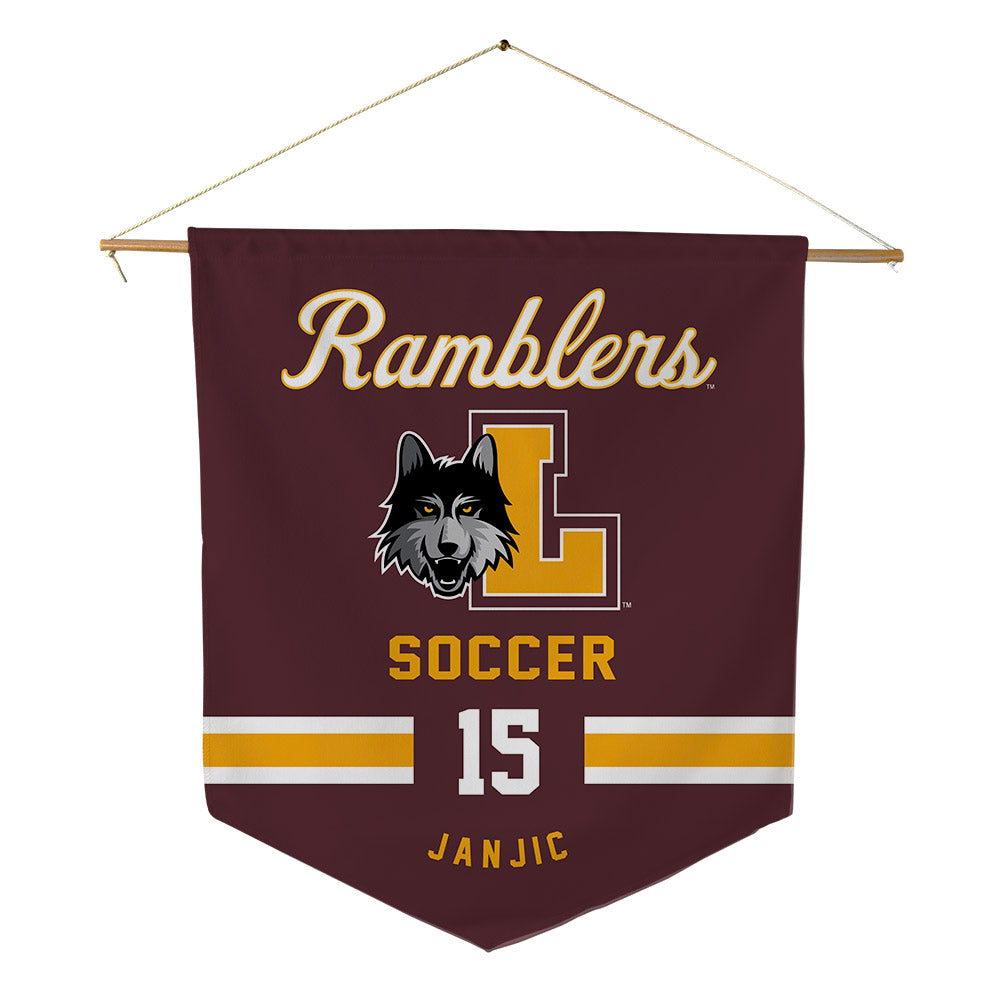 Loyola - NCAA Men's Soccer : Petar Janjic - Pennant - 18" x 21"-0