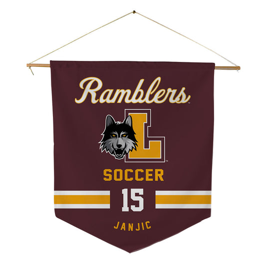 Loyola - NCAA Men's Soccer : Petar Janjic - Pennant - 18" x 21"-0