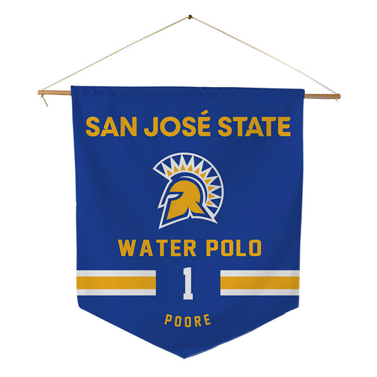 SJSU - NCAA Women's Water Polo : Sydney Poore - Pennant - 18" x 21"-0