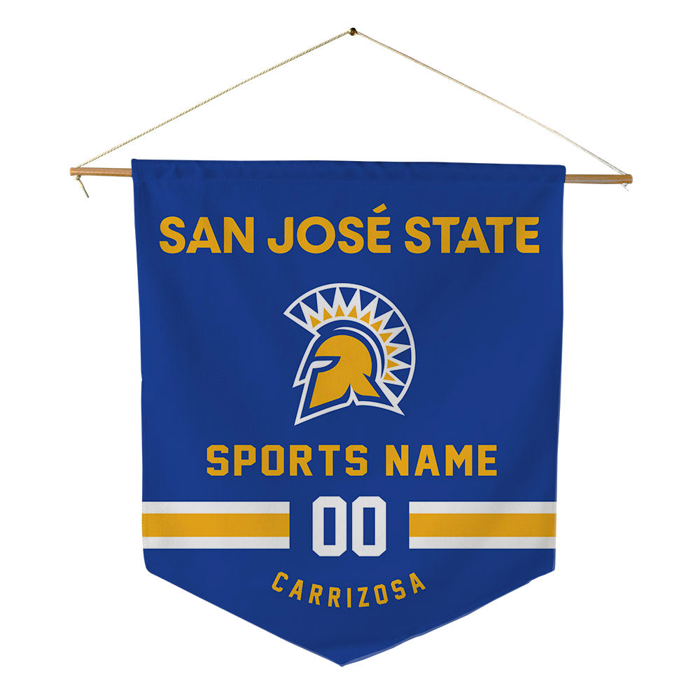 SJSU - NCAA Football : Trent Carrizosa - Pennant - 18" x 21"-0