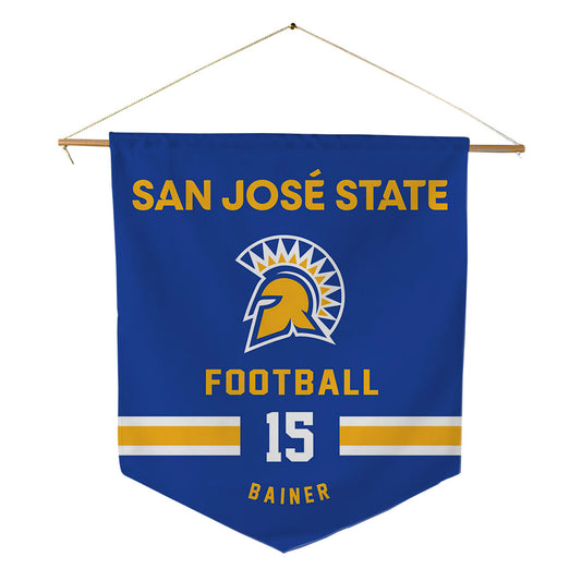 SJSU - NCAA Football : Jalen Bainer - Pennant - 18" x 21"-0
