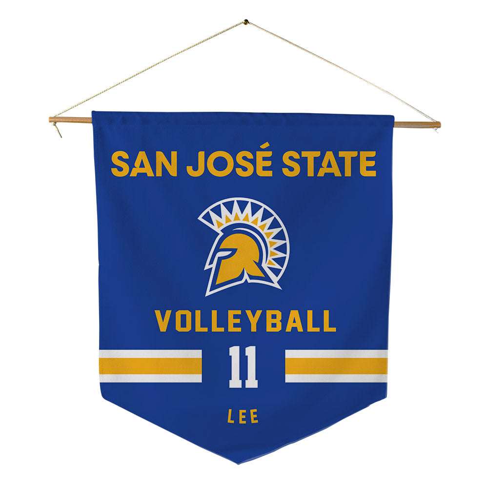 SJSU - NCAA Women's Volleyball : Learden Lee - Pennant - 18" x 21"-0