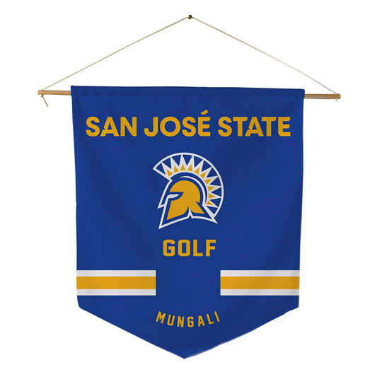 SJSU - NCAA Men's Golf : KC Mungali - Pennant - 18" x 21"-0