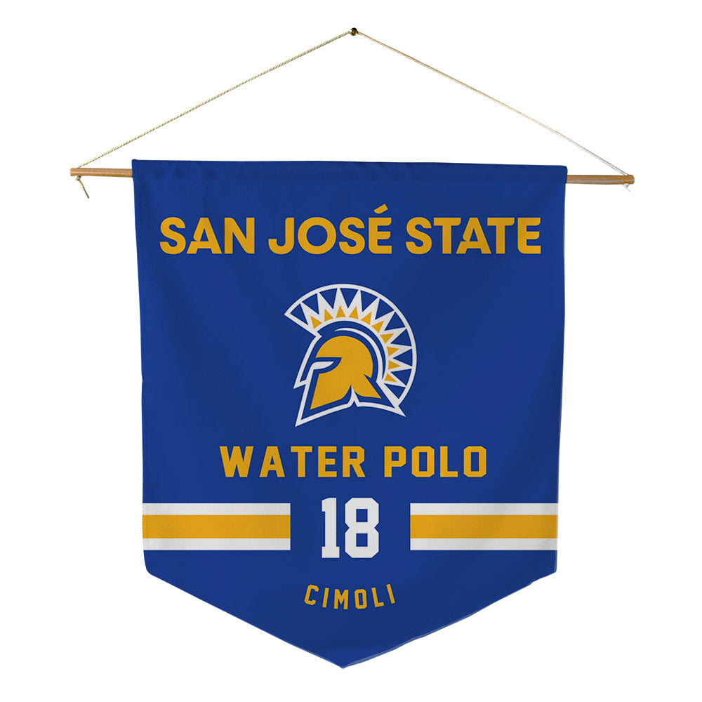 SJSU - NCAA Women's Water Polo : Sienna Cimoli - Pennant - 18" x 21"-0