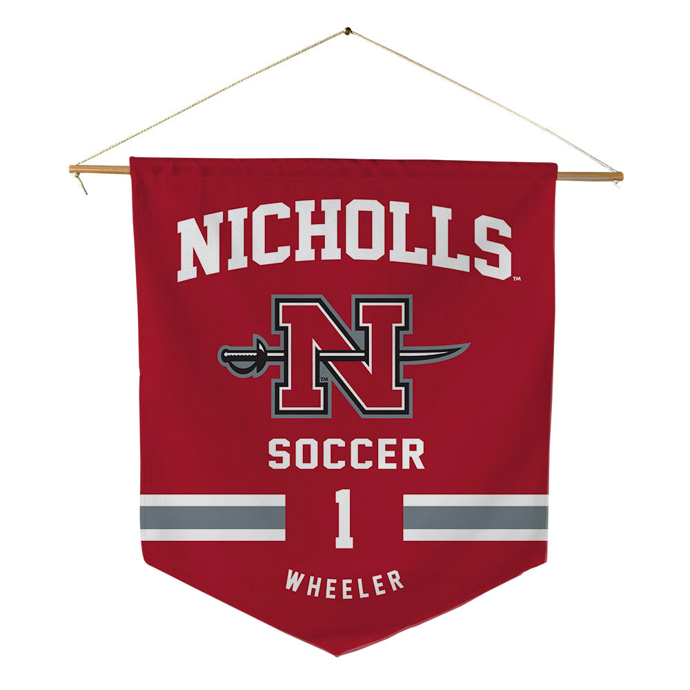 Nicholls State - NCAA Women's Soccer : Kaylin Wheeler - Pennant - 18" x 21"-0