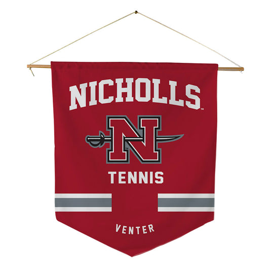 Nicholls State - NCAA Men's Tennis : Gerhard Venter - Pennant - 18" x 21"-0