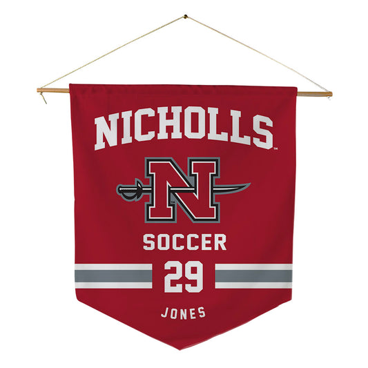 Nicholls State - NCAA Women's Soccer : Allison Jones - Pennant - 18" x 21"-0