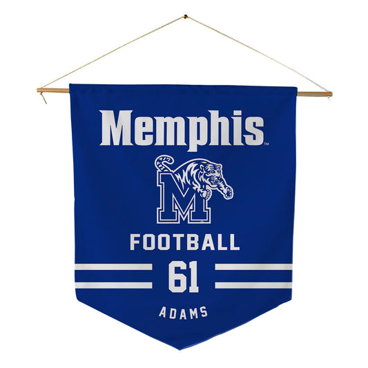 Memphis - NCAA Football : Chris Adams - Pennant - 18" x 21"-0