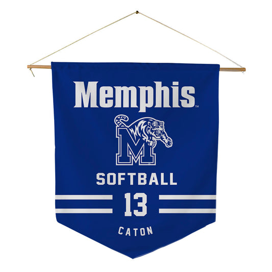 Memphis - NCAA Softball : Taylor Caton - Pennant - 18" x 21"-0