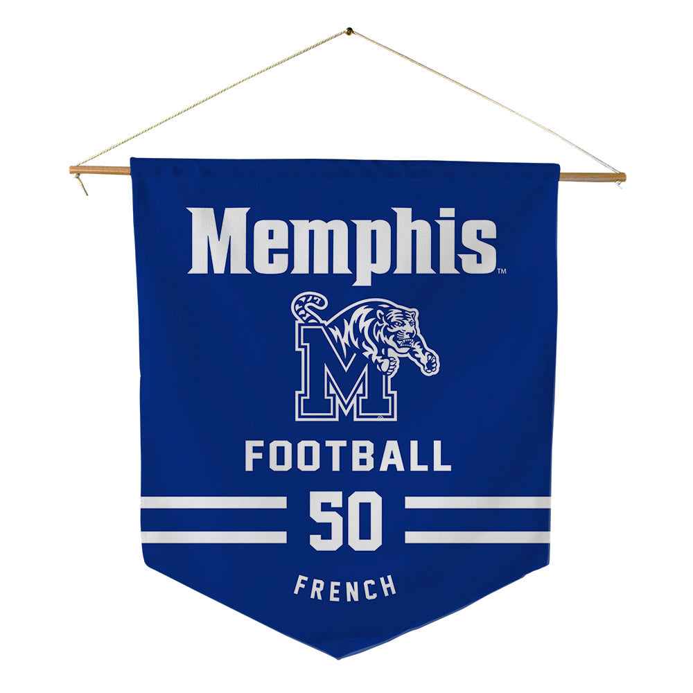 Memphis - NCAA Football : Will French - Pennant - 18" x 21"-0