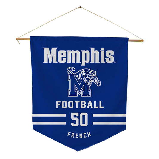 Memphis - NCAA Football : Will French - Pennant - 18" x 21"-0
