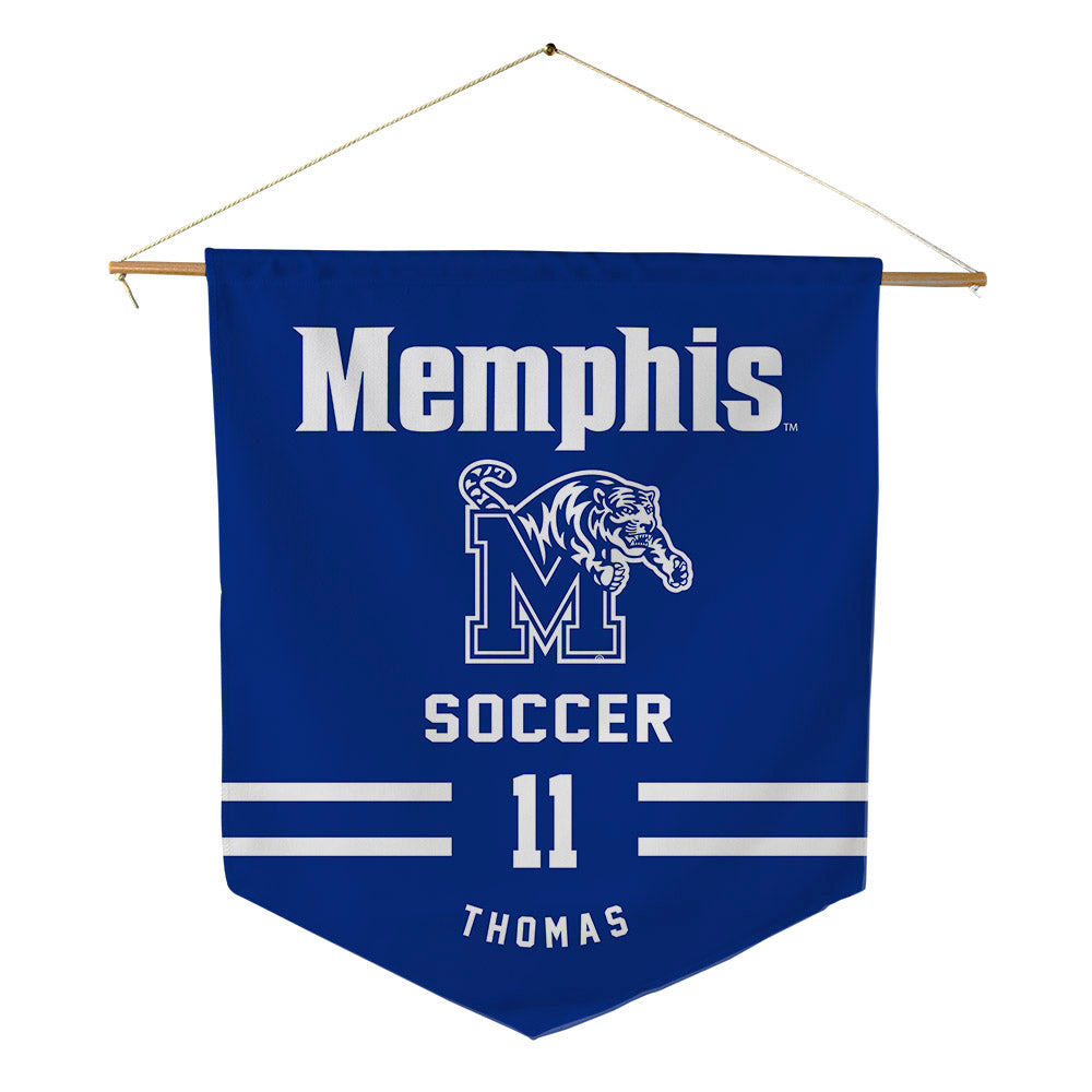 Memphis - NCAA Women's Soccer : Sakura Thomas - Pennant - 18" x 21"-0