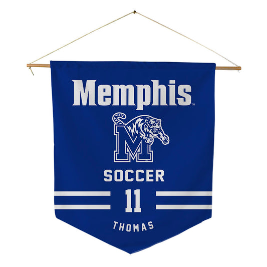 Memphis - NCAA Women's Soccer : Sakura Thomas - Pennant - 18" x 21"-0