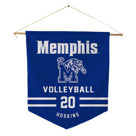 Memphis - NCAA Women's Volleyball : Zaniah Hoskins - Pennant - 18" x 21"-0