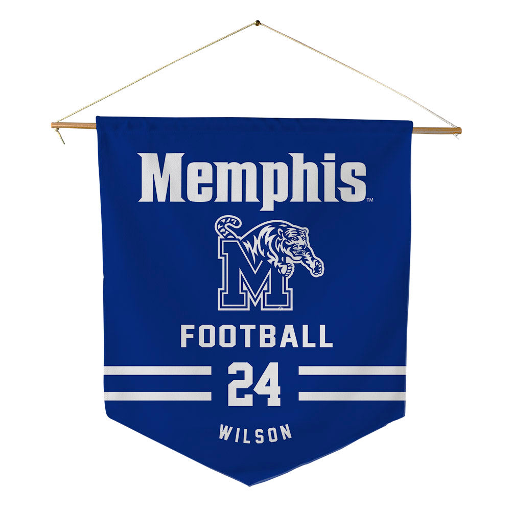 Memphis - NCAA Football : Kamari Wilson - Pennant - 18" x 21"-0