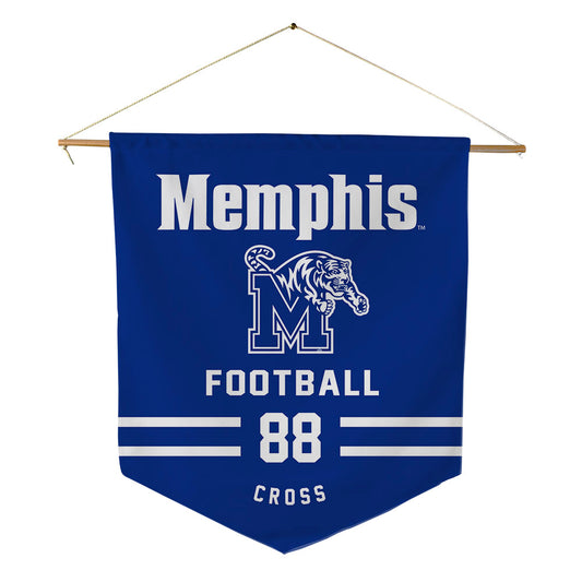 Memphis - NCAA Football : Jerry Cross - Pennant - 18" x 21"-0