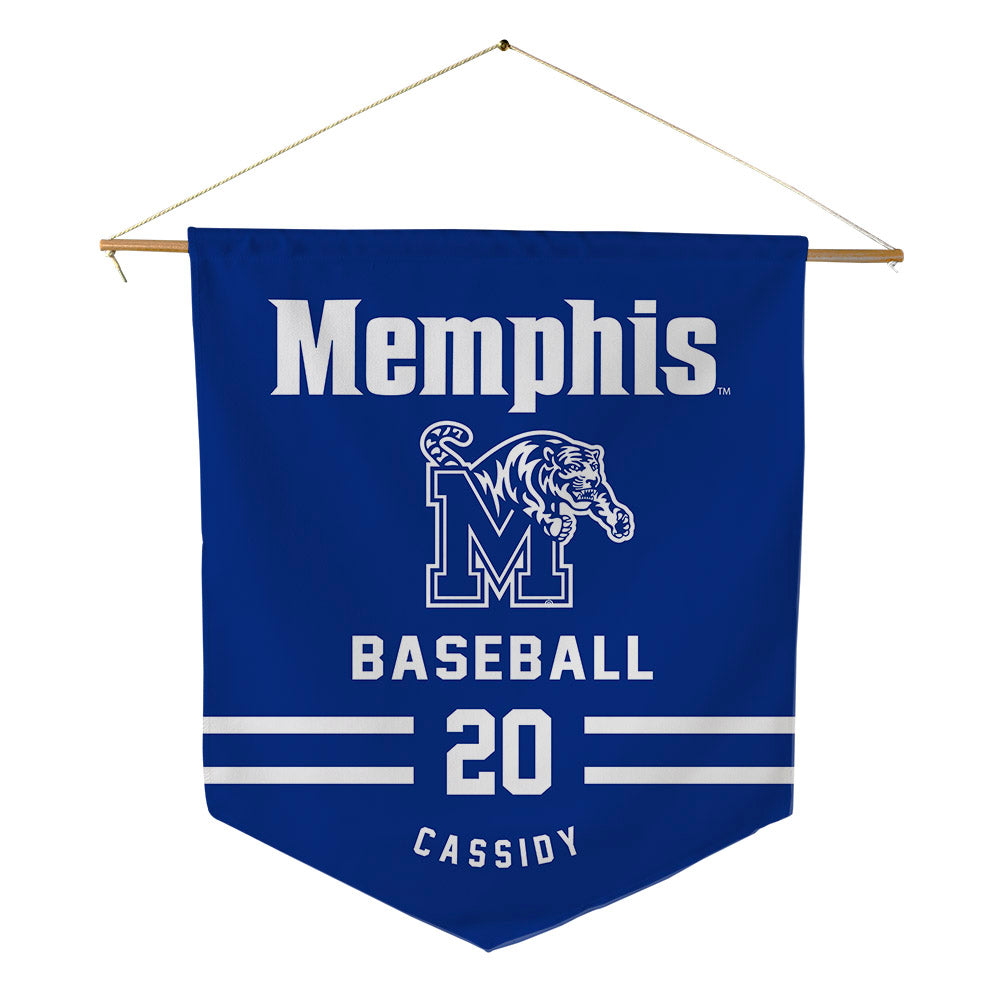 Memphis - NCAA Baseball : Trae Cassidy - Pennant - 18" x 21"-0