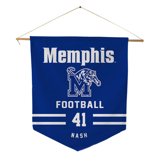 Memphis - NCAA Football : Tylon Nash - Pennant - 18" x 21"-0