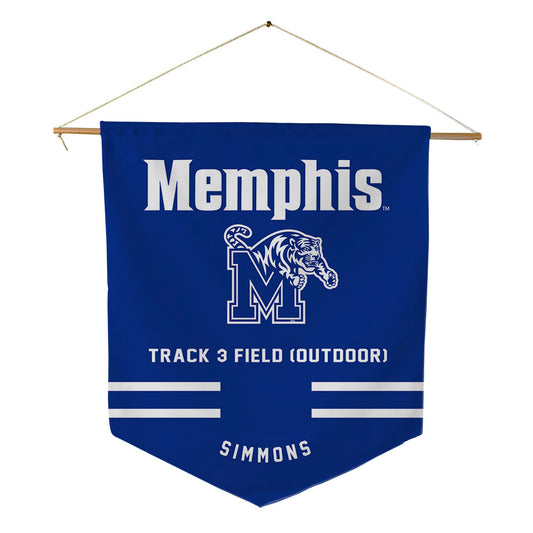 Memphis - NCAA Women's Track & Field : Riley Simmons - Pennant - 18" x 21"-0