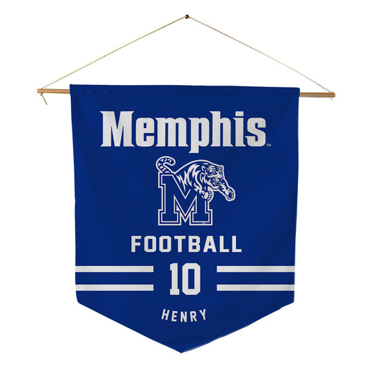 Memphis - NCAA Football : Keonde Henry - Pennant - 18" x 21"-0