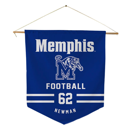 Memphis - NCAA Football : Ethan Newman - Pennant - 18" x 21"-0