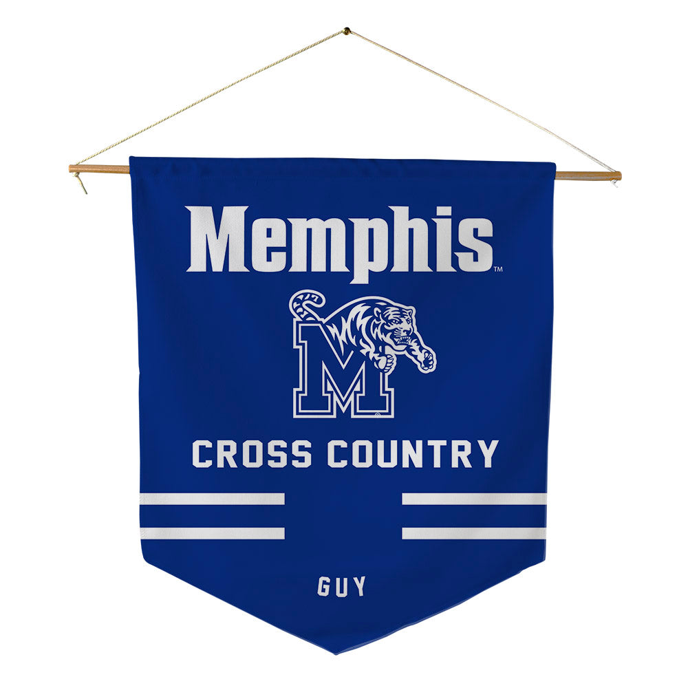 Memphis - NCAA Men's Cross Country : Kenny Guy - Pennant - 18" x 21"-0