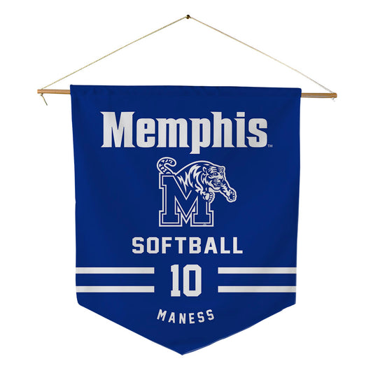 Memphis - NCAA Softball : Marley Maness - Pennant - 18" x 21"-0