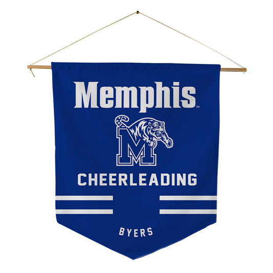 Memphis - NCAA Cheerleading : DeMario Byers - Pennant - 18" x 21"-0