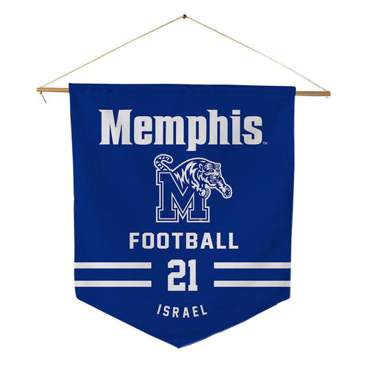 Memphis - NCAA Football : Samson Israel - Pennant - 18" x 21"-0