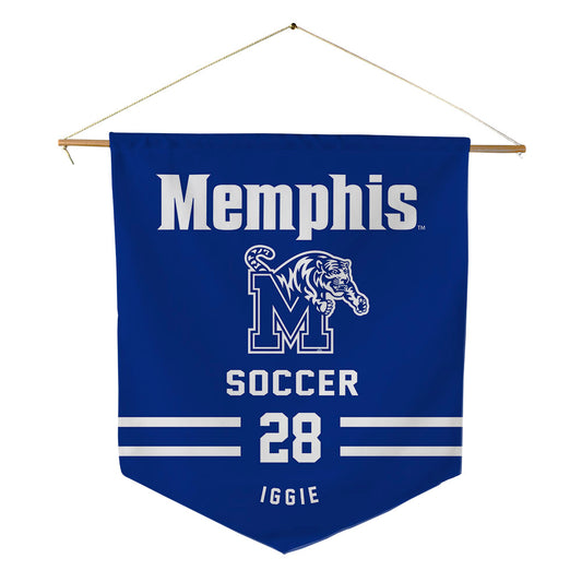 Memphis - NCAA Men's Soccer : Iggie Escamilla - Pennant - 18" x 21"-0