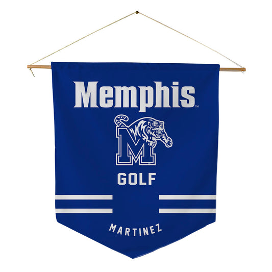 Memphis - NCAA Men's Golf : Curro Martinez - Pennant - 18" x 21"-0