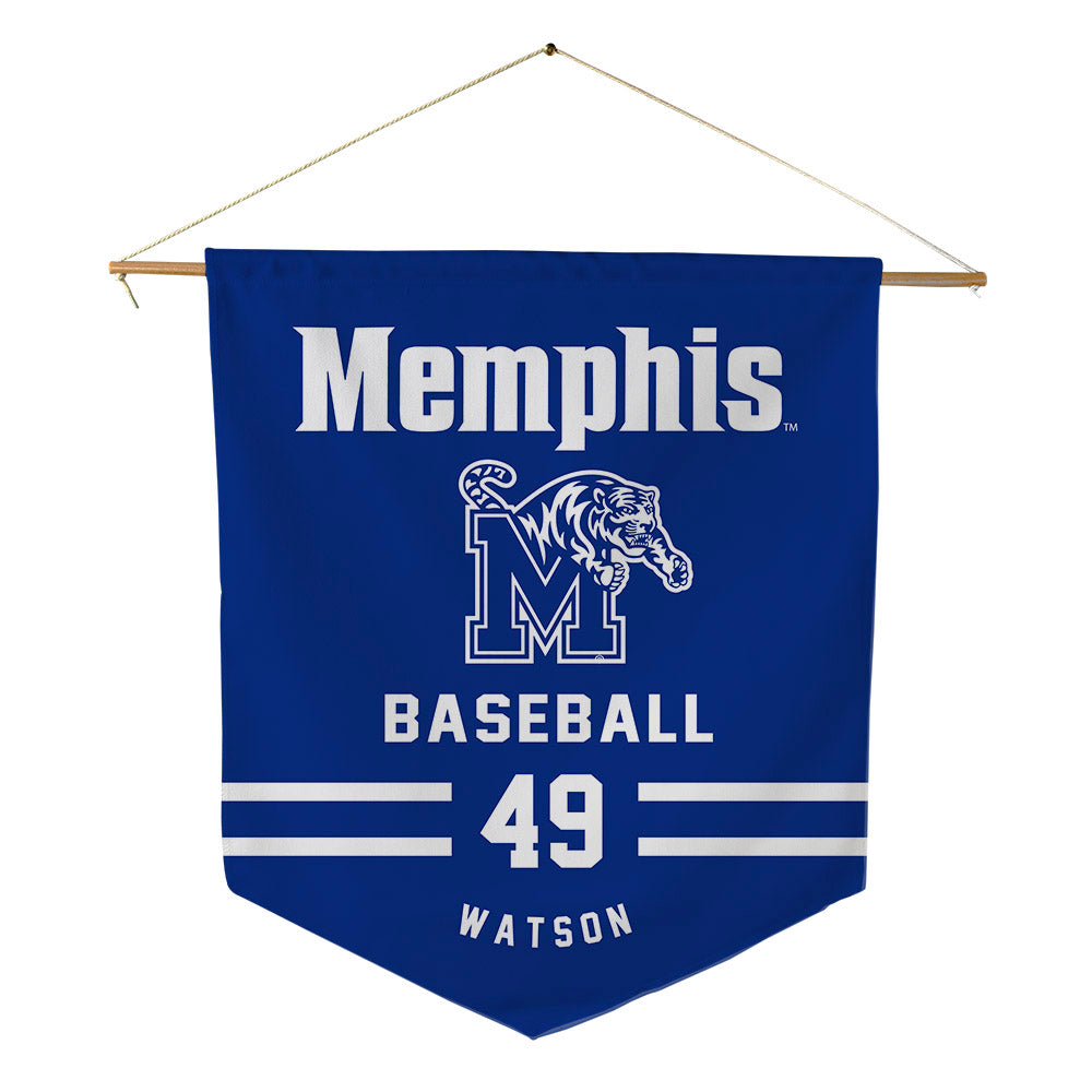 Memphis - NCAA Baseball : Webb Watson - Pennant - 18" x 21"-0