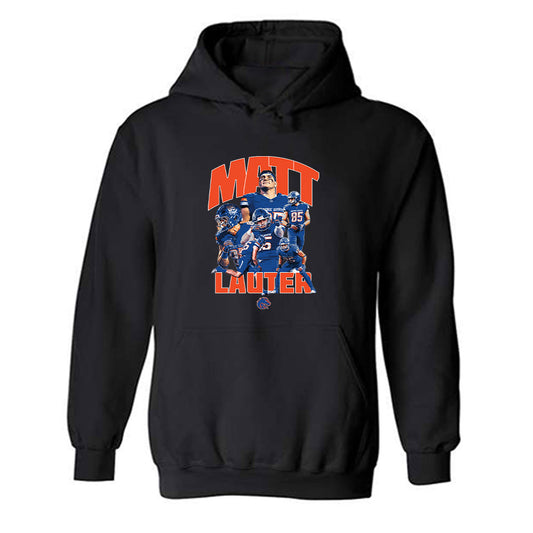 Boise State - NCAA Football : Matt Lauter - Player Collage Hooded Sweatshirt-0