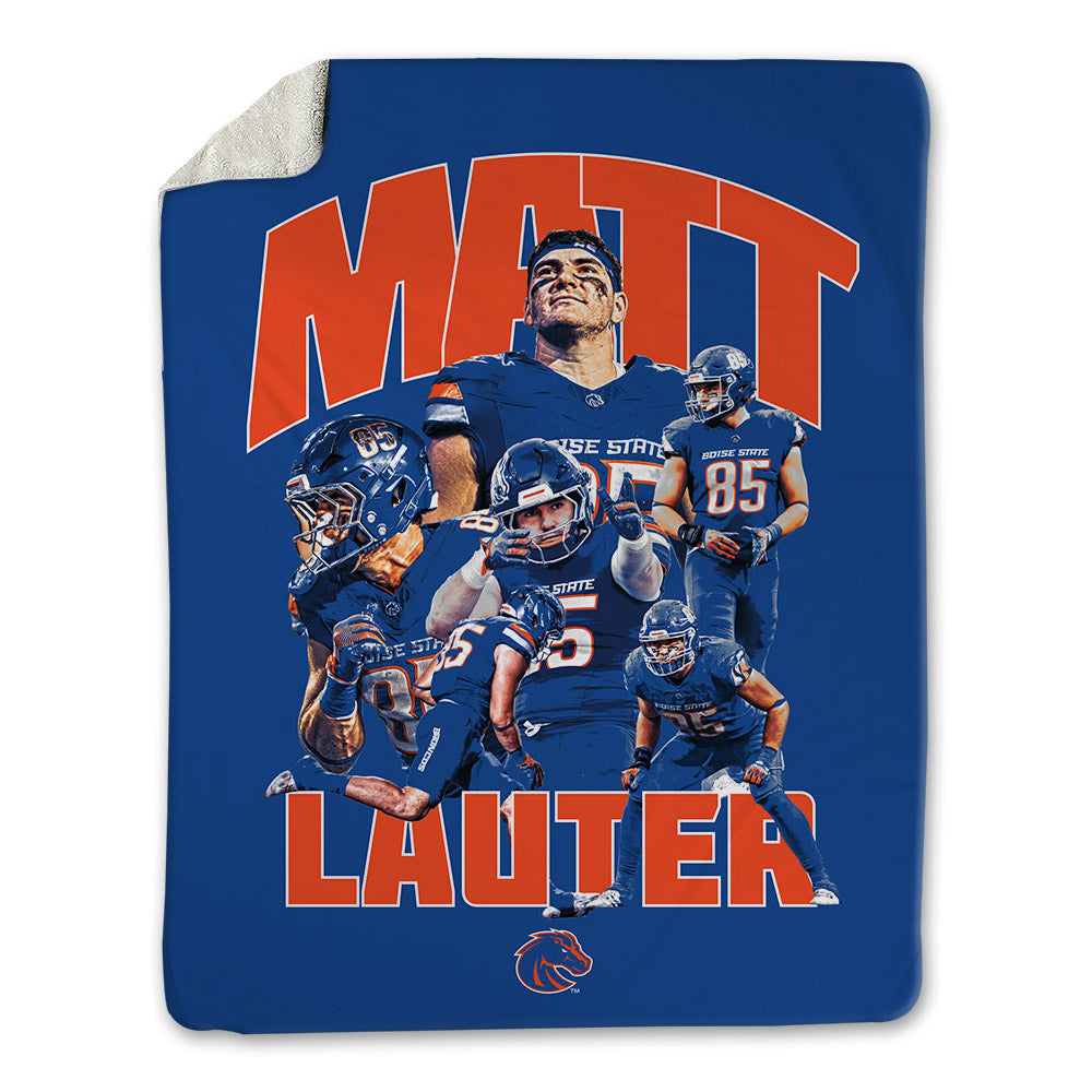 Boise State - NCAA Football : Matt Lauter - Player Collage Blanket-0