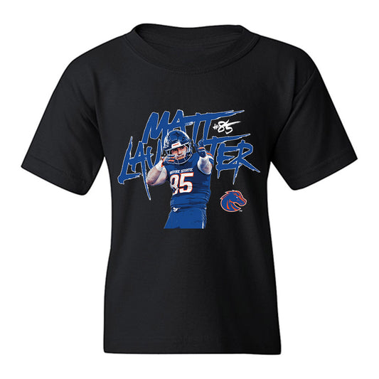 Boise State - NCAA Football : Matt Lauter - Player Collage Youth T-Shirt-0