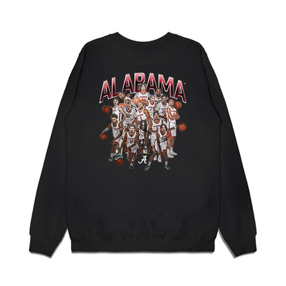 Alabama - NCAA Men's Basketball : - Team Collage Premium Crewneck Sweatshirt-1