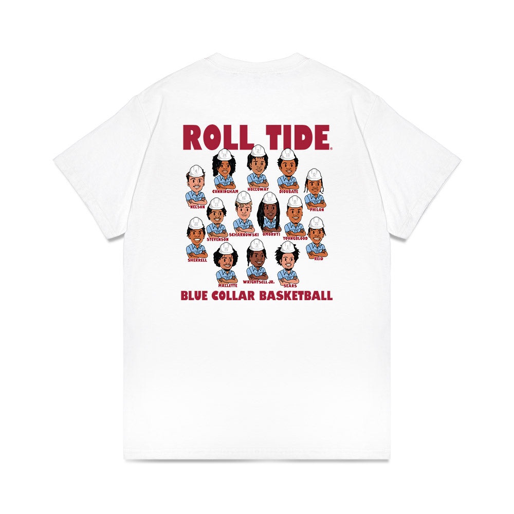 Alabama - NCAA Men's Basketball : - Team Caricature Premium T-Shirt-1