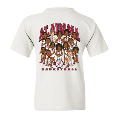 Alabama - NCAA Men's Basketball : - Team Caricature Youth T-Shirt-1