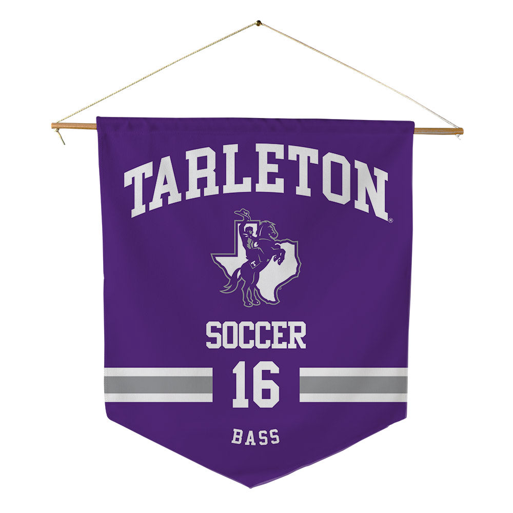 Tarleton State - NCAA Women's Soccer : Jaycie Bass - Pennant - 18" x 21"-0